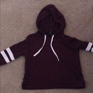 Crop top forever 21 hoodie